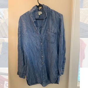 Anthropologie (cloth  & stone) button up top